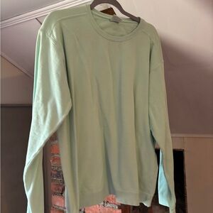 Comfort Colors Men's Light Green Long Sleeve Tee